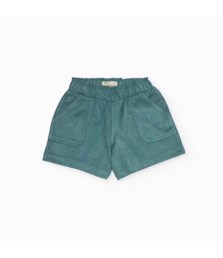 Pantalón C ZIPPY vestir verde interlock/goma cintu