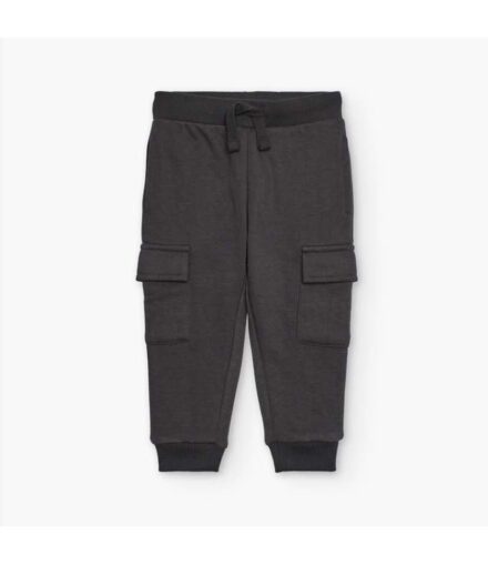 Pantalón L ZIPPY gris oscuro cargo interior polar