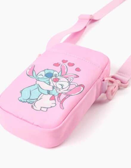 Bolso ZIPPY bandolera rosa Stitch