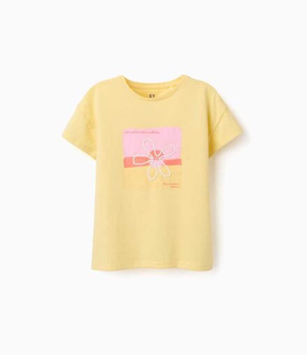 Camiseta m/c ZIPPY amarilla flor abierta en la esp