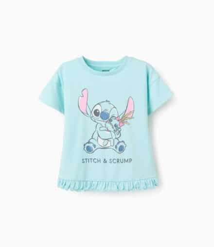 Camiseta m/c ZIPPY azul Stitch y Scrump